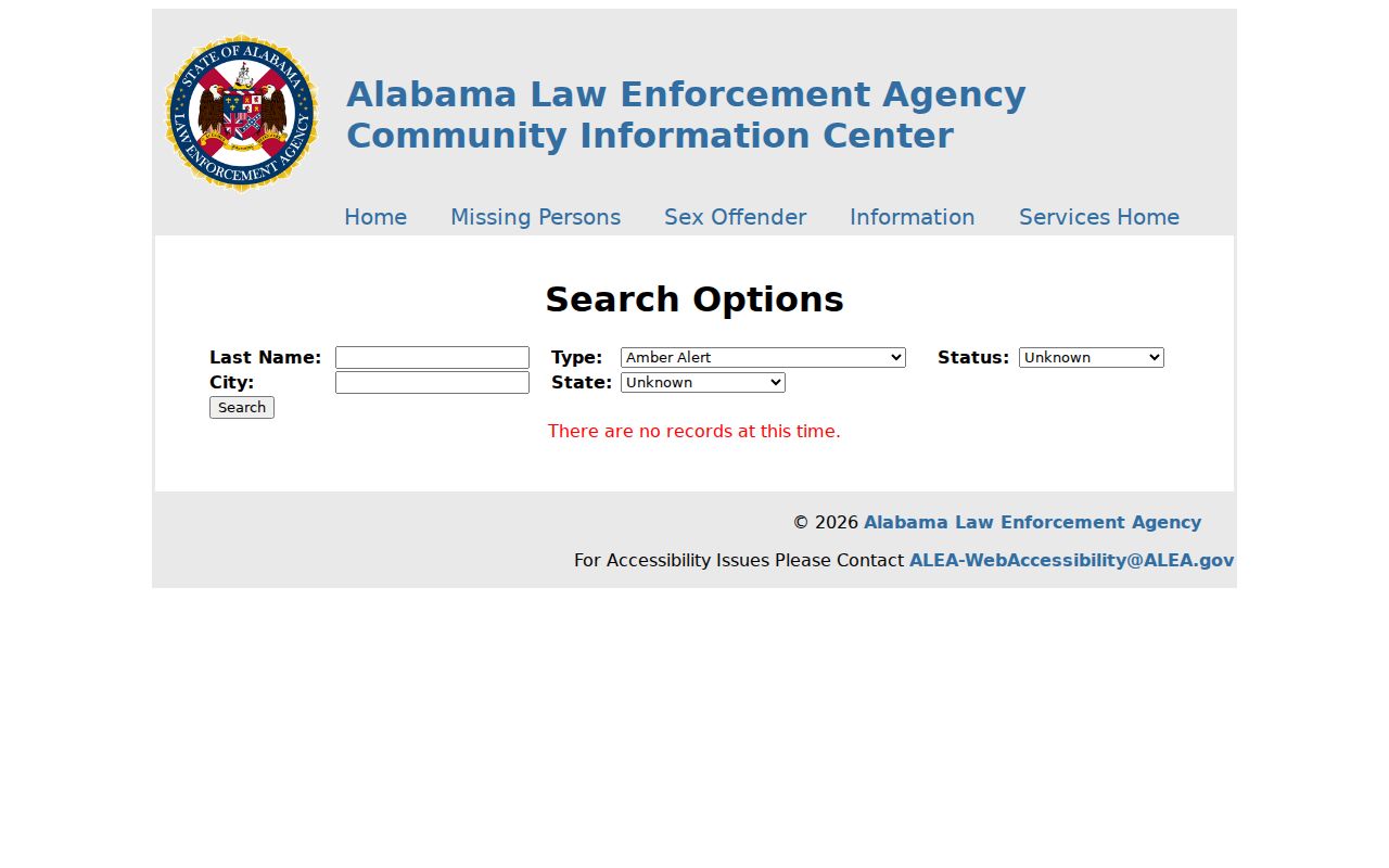 Jefferson County resident lookup through the ALEA public registry